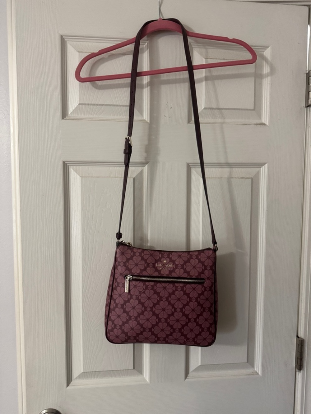 kate spade Plum Floral Pattern Crossbody Bag